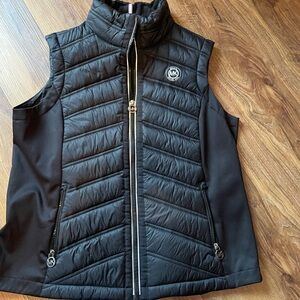 Michael Kors Black Quilted Vest